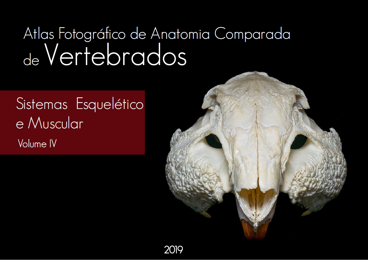 Capa para Atlas fotográfico de anatomia comparada de vertebrados: sistemas esquelético e muscular